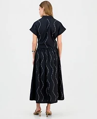 I.N.C. International Concepts Petite Rhinestone Top Midi Skirt Macys Exclusive