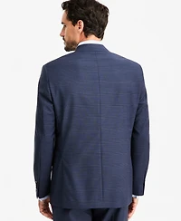 Michael Kors Men's Classic-Fit Wool-Blend Stretch Plaid Suit Separate Jacket