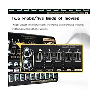 Artudatech Pro Sound Card Kit – Dual Mic Input, Otg & 30+ Sound Effects for Podcast & Live