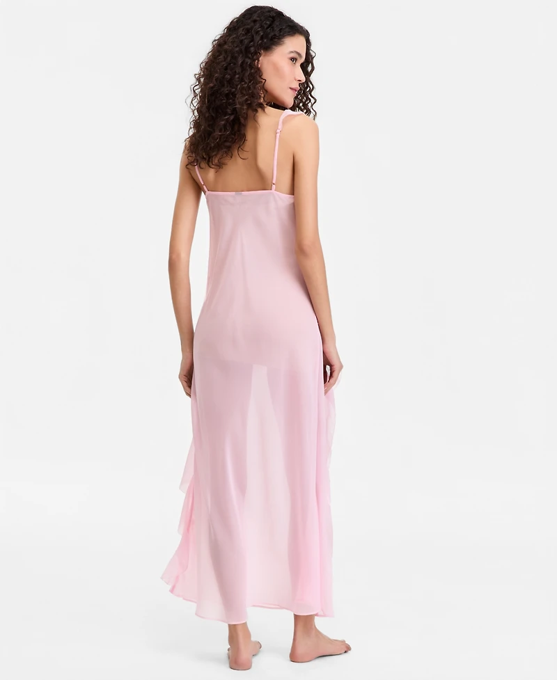 I.n.c International Concepts Women's Flutter Chiffon Nightgown, Macy's Exclusive
