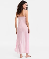 I.n.c International Concepts Women's Flutter Chiffon Nightgown, Macy's Exclusive