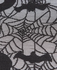 Elrene Bats Web Lace Halloween Table Console Runner, 13" x 90"