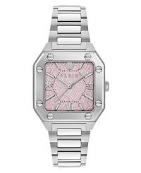 Philipp Plein Women's Plein Edge Silver Stainless Steel Bracelet Watch, 34mm