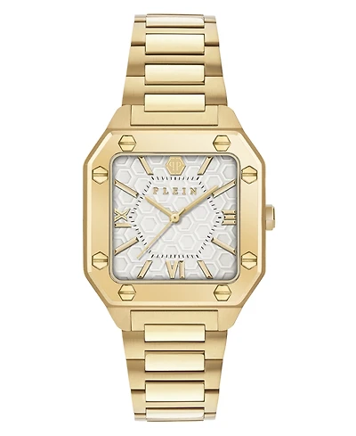 Philipp Plein Women's Plein Edge Ip Yellow Gold Stainless Steel Bracelet Watch, 34mm
