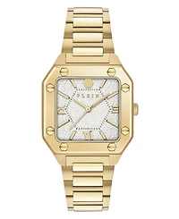 Philipp Plein Women's Plein Edge Ip Yellow Gold Stainless Steel Bracelet Watch, 34mm