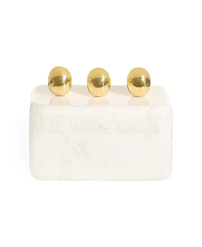 Jonathan Adler Marbleized Finish 53 oz. Fontana Box