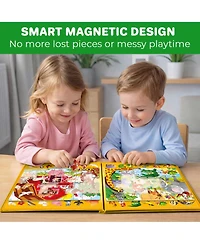 Quokka Magnetic Puzzles for Toddlers 3-5 – Search and Find 2 Pack, 60 Pieces Each