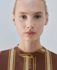 Mango Women's Stripe Printed Midi Caftan