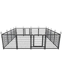 Aostirmotor Portable Outdoor Dog Playpen for Rv, Camping & Yard – 16 Extra-Wide Panels
