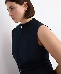 Mango Women's Zipper Fitted Vest