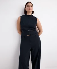 Mango Women's Straight Lyocell Pants