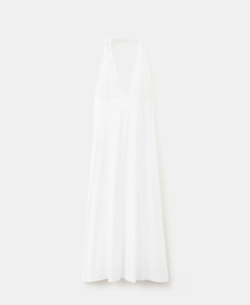Mango Women's Back Neckline Lace Nightgown