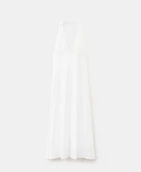 Mango Women's Back Neckline Lace Nightgown
