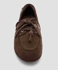 Mango Women's Laces Deck Shoes