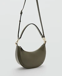 Mango Women's Oval Shoulder Bag