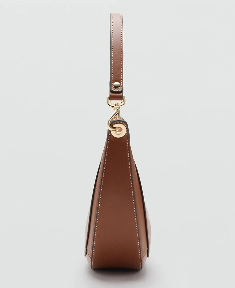 Mango Women's Oval Shoulder Bag