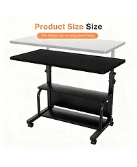 Yigii Category Adjustable Laptop Desk for Home Office, Bedroom, or Small Spaces