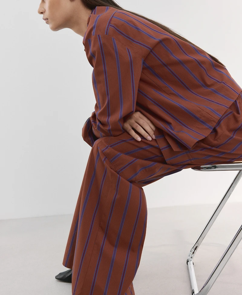 Mango Women's Side Pockets Cargo Pants