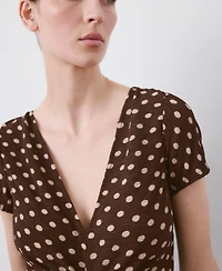 Mango Women's Printed Midi-Dress