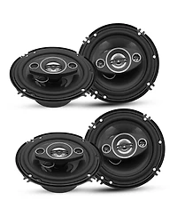 5Core Car Speaker 800Watt 4Pieces 4Ohm 4 Way Coaxial Speaker Audio with Super Tweeter Universal Fit