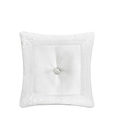 J Queen New York Bianco Tufted Decorative Pillow, 20" x 20"