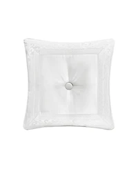 J Queen New York Bianco Tufted Decorative Pillow, 20" x 20"