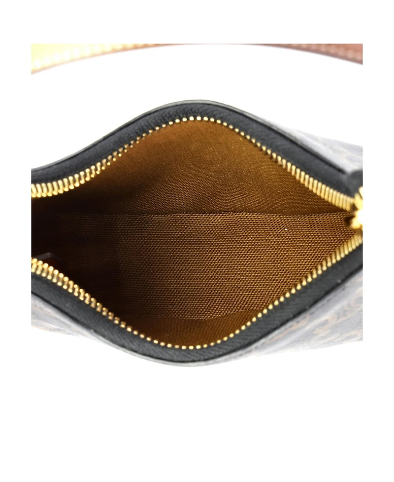 Pre-Owned Celine Mini Ava Bag Triomphe Coated Canvas