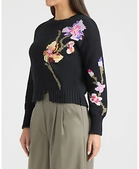 Ellen Tracy Women's Jacquard Sweater