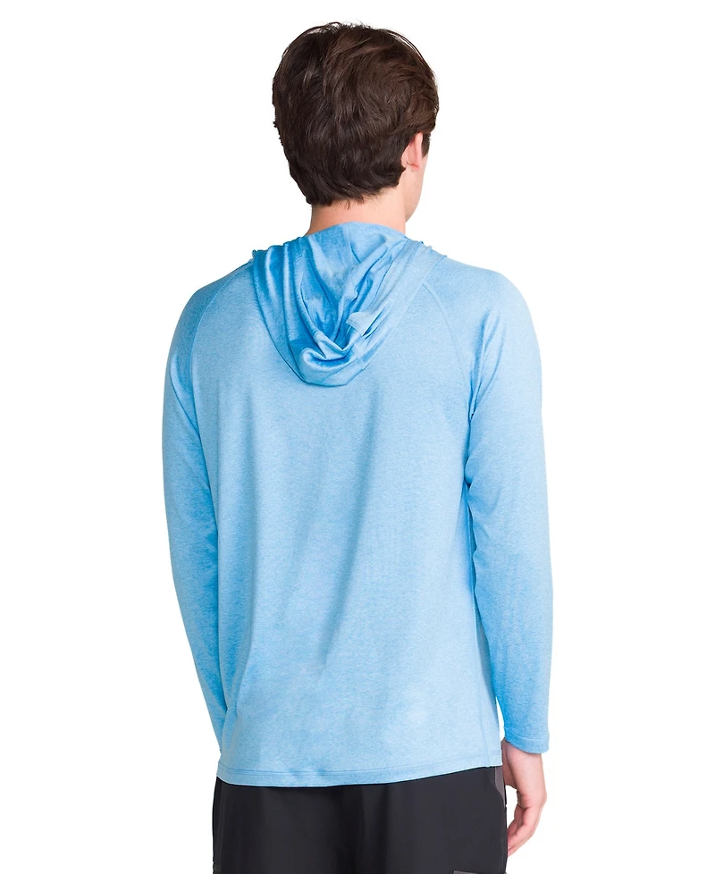 Spyder Men's Hooded Raglan Long-Sleeve Upf 50+ Rashguard