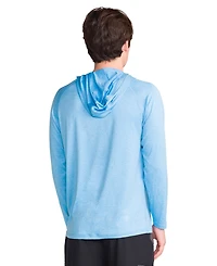 Spyder Men's Hooded Raglan Long-Sleeve Upf 50+ Rashguard