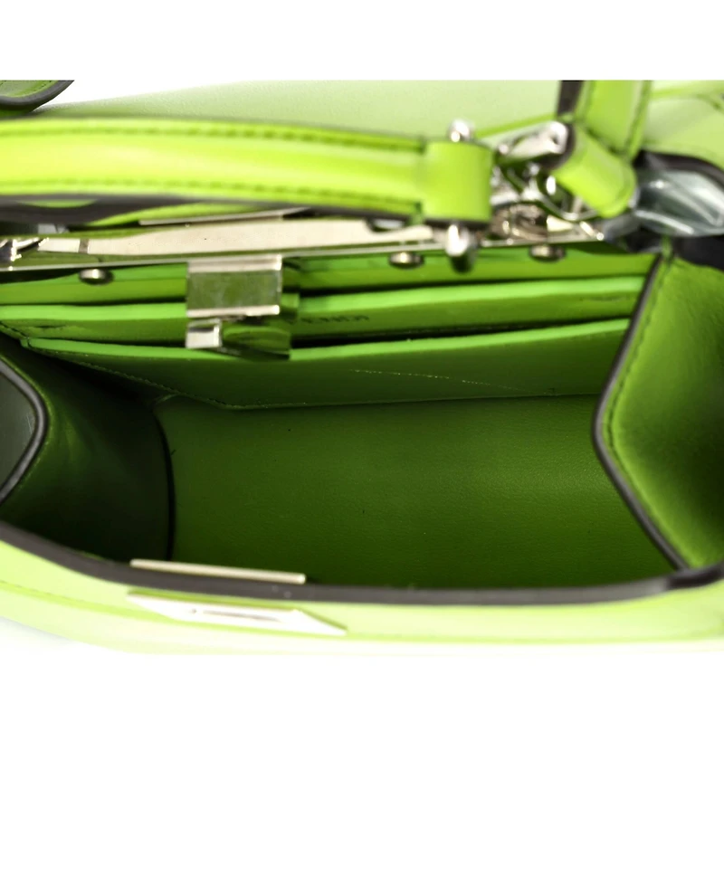 Pre-Owned Fendi Petite Peekaboo ISeeU Bag Leather