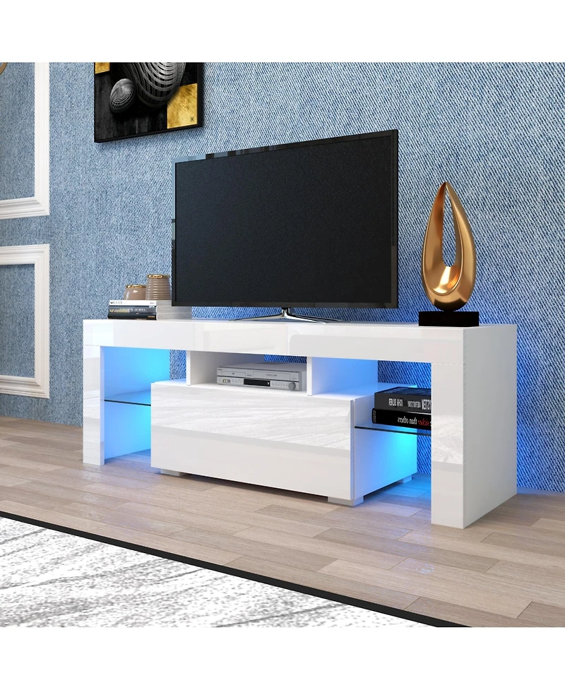 Rainsken Led Tv Stand for 55 Inch Tv