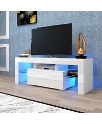 Rainsken Led Tv Stand for 55 Inch Tv