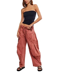 Free People Women's Onset Mid-Rise Parachute Pants