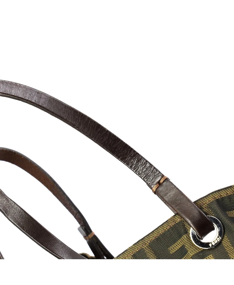 Pre-Owned Fendi Medium Vintage Open Tote Zucca Canvas