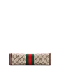 Pre-Owned Gucci Small Ophidia Chain Shoulder Bag Gg Coated Canvas