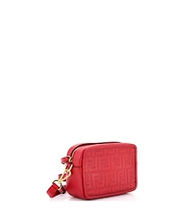 Pre-Owned Fendi Small Camera Bag Zucca Embossed Leather