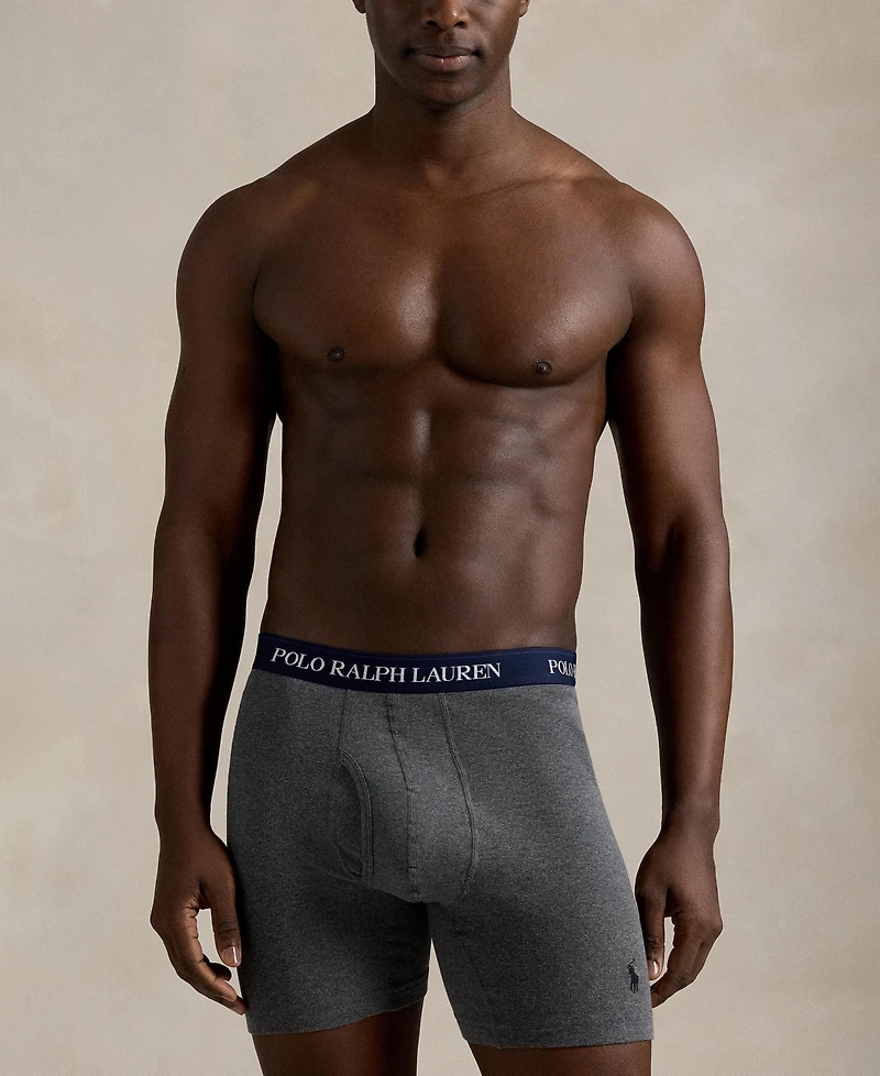 Polo Ralph Lauren Men's Classic-Fit Knit Boxer Briefs, 6-Pack