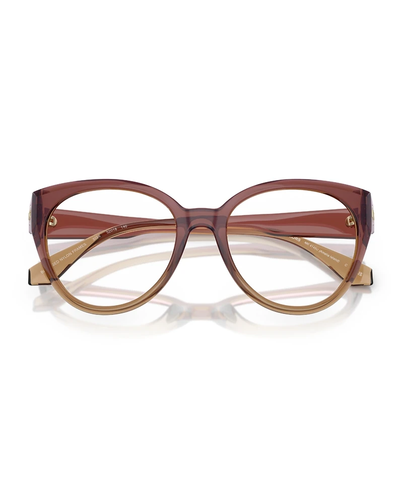 Michael Kors Women's Round Amelia Island Eyeglasses, MK4145U