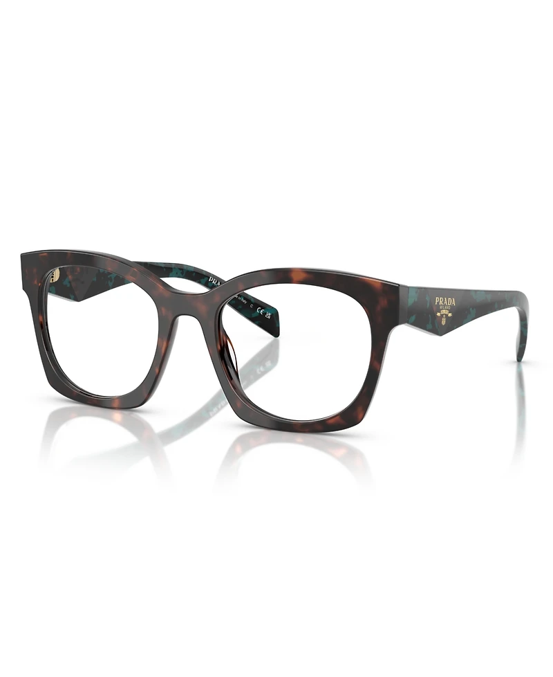 Prada Women's Irregular Eyeglasses, Pr A05V
