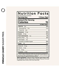 Codeage Miracle Candy Mixed Berry - 0g Sugar Low Calorie Soft Chews - Allulose, Prebiotic Fiber