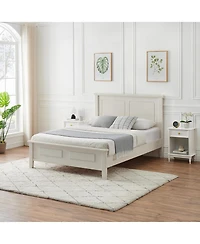 gaomon Wooden Nightstand Set of 2 End Table with Storage Drawer and Opening Shelf Sofa Side Table for Bedroom Living Room