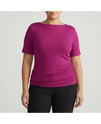 Universal Standard Women's Louise Short Sleeve Liquid Jersey Top