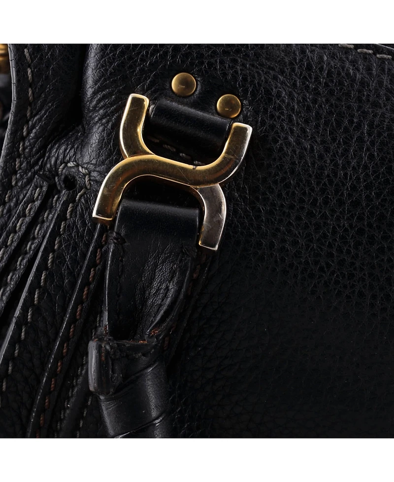 Pre-Owned Chloe Baby Marcie Satchel Leather