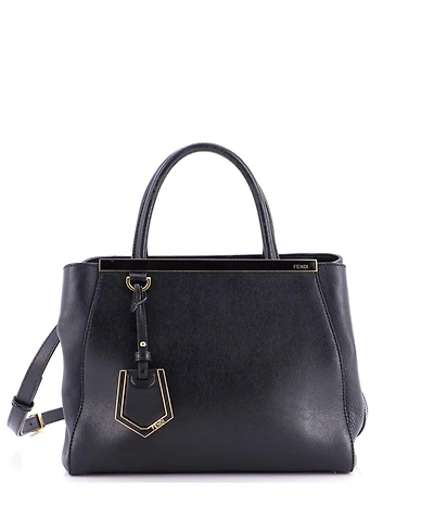 Pre-Owned Fendi Petite 2Jours Bag Leather