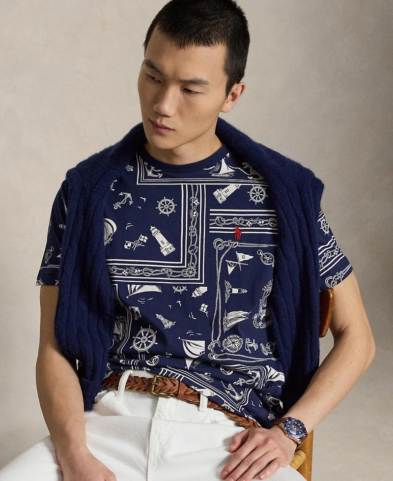 Polo Ralph Lauren Men's Printed Crewneck T-Shirt
