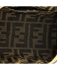 Pre-Owned Fendi Mini Logo By The Way Top Handle Bag Embossed Leather