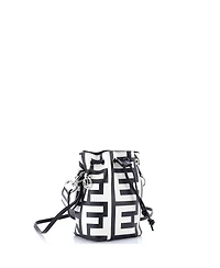 Pre-Owned Fendi Mini x Marc Jacobs Mon Tresor Bucket Bag Printed Leather