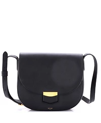 Pre-Owned Celine Medium Trotteur Crossbody Bag Grainy Leather