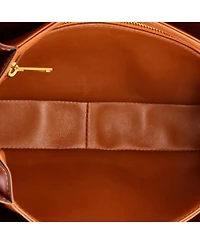 Pre-Owned Celine Large Triomphe Shoulder Bag Smooth Calfskin